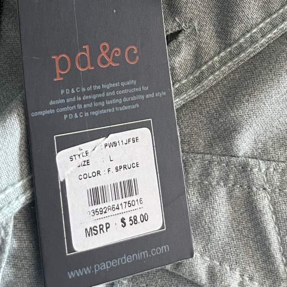 NWT pd & c Mens Shirt in a Very Soft Color! - Picture 13 of 13